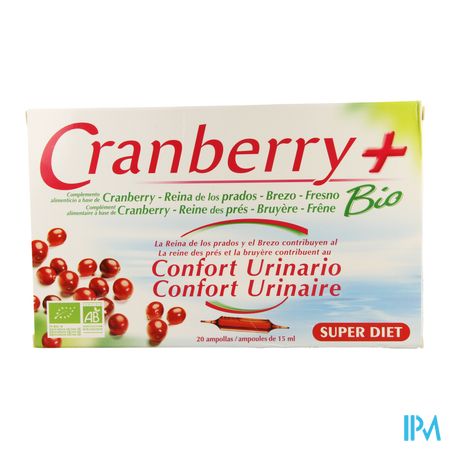 Superdiet Cranberry+ Bio Amp 20x15ml 1