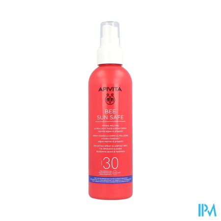 Apivita Hydra Melt.ult.light F&b Spray Spf30 200ml