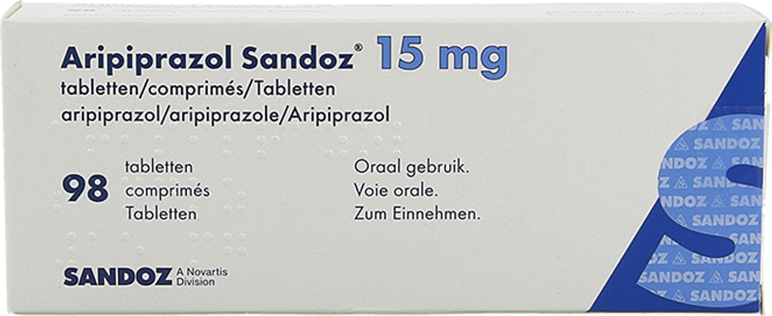 Aripiprazol Sandoz 15mg Comp 98 X 15mg 3