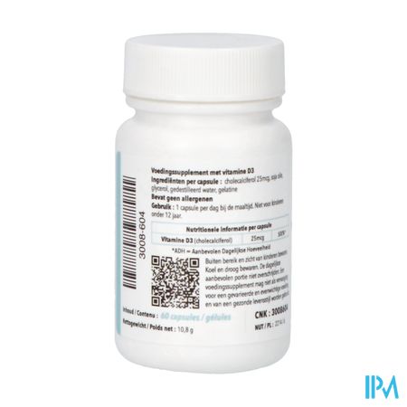 Vit D3 Caps 60 Pharmanutrics 1