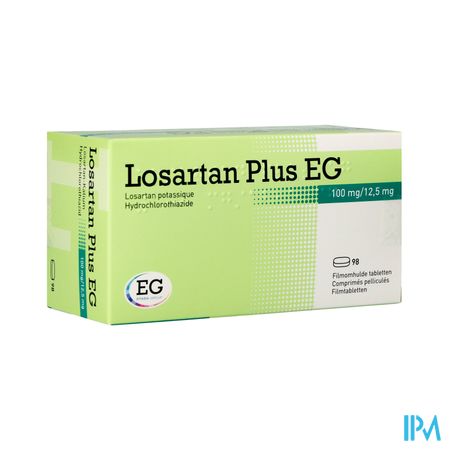 Losartan Plus EG 100 Mg/12,5 Mg Filmomh Tabl 98