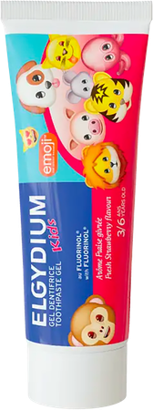 Elgydium Tandpasta Kids Emoji Frisse Aardbei 50ml 3