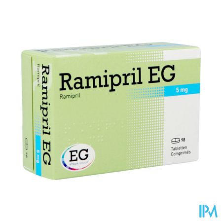 Ramipril EG 5Mg Comp 98X5Mg