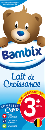 Bambix Groeimelk Natuur 3+ 1l 5