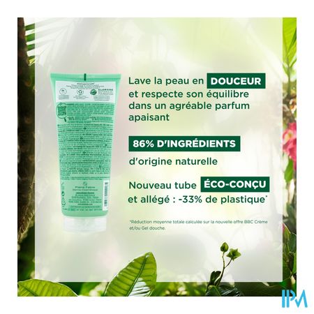 Klorane Lichaam Douchegel Seve Bamboe 200ml Nf 8