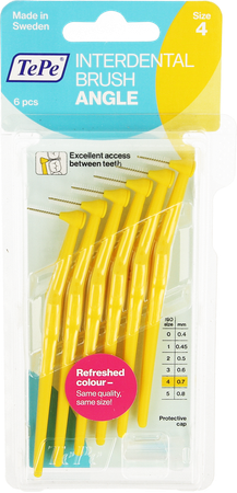 Tepe Angle Interdent. Ragers Yellow 0,8mm 6 154650 3