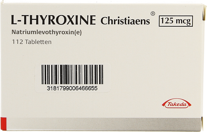 l Thyroxine Christiaens Comp 112x0,125mg 1