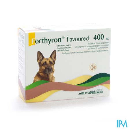 Forthyron Flavoured 400mcg Hond Tabl 250
