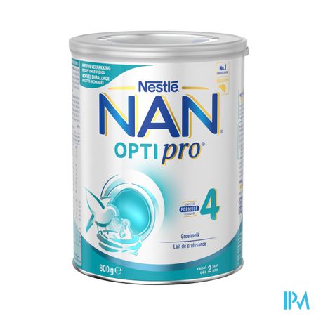 Nestlé NAN Optipro 4 Lait de Croissance Bébé 2+ 800g