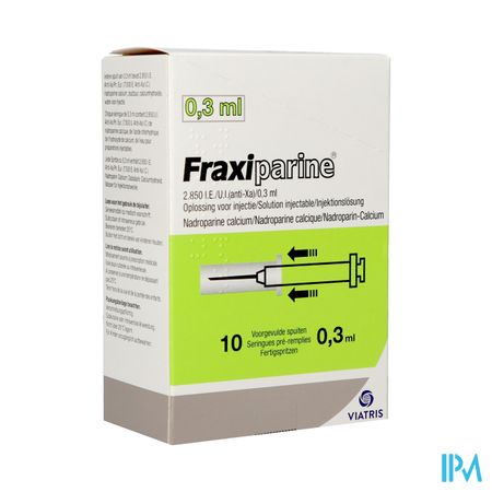 Fraxiparine Ser 10 X 0,3ml 2850 Ui Axa