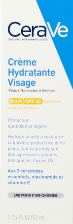 Cerave Creme Hydra Gezicht Spf50 52ml 5