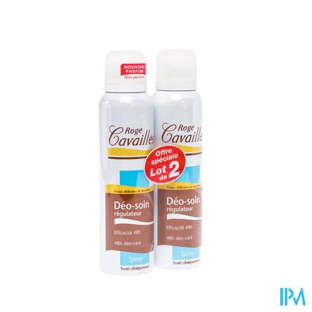 Roge Cavailles Deodorant Vrouw Spray 2x150ml 2