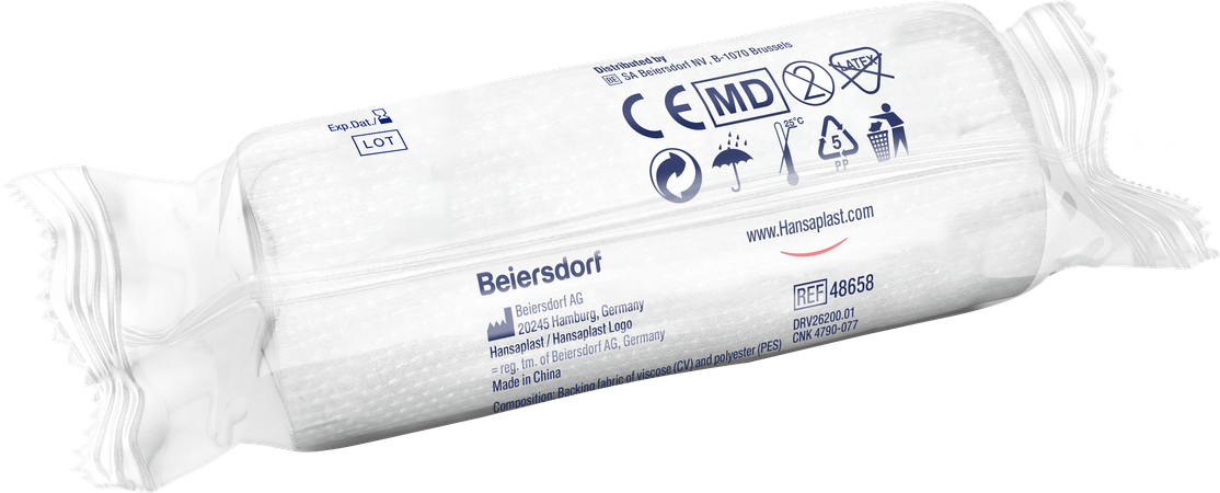 Hansaplast Elastic Gauze Bandage 4mx8cm 1