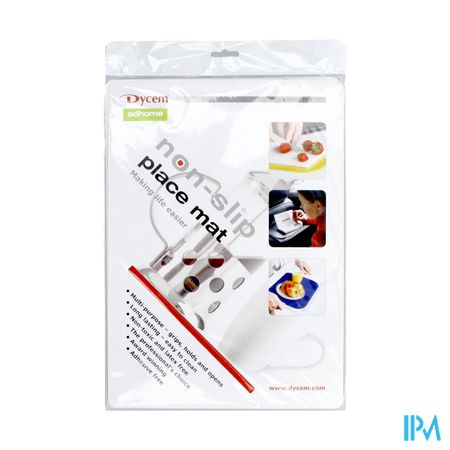 Set De Table A/derapant Rouge 35x25cm Dycem
