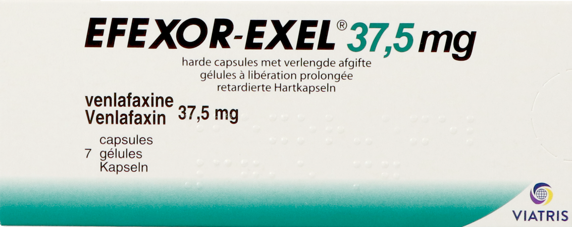 Efexor Exel 37,5mg Caps Verlengde Afgifte 7 2