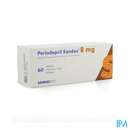 Perindopril Sandoz 8mg Sandoz Comp 60 X 8mg