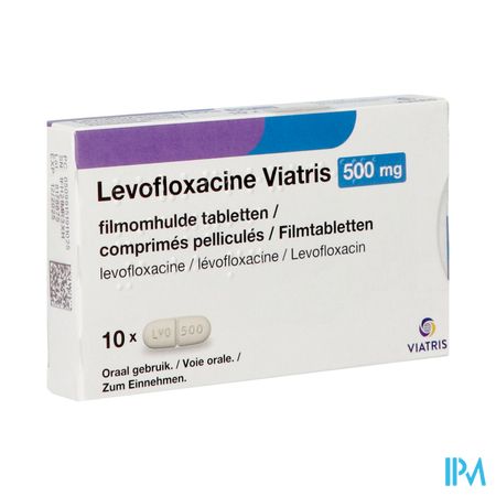 Levofloxacine Viatris 500mg Comp 10