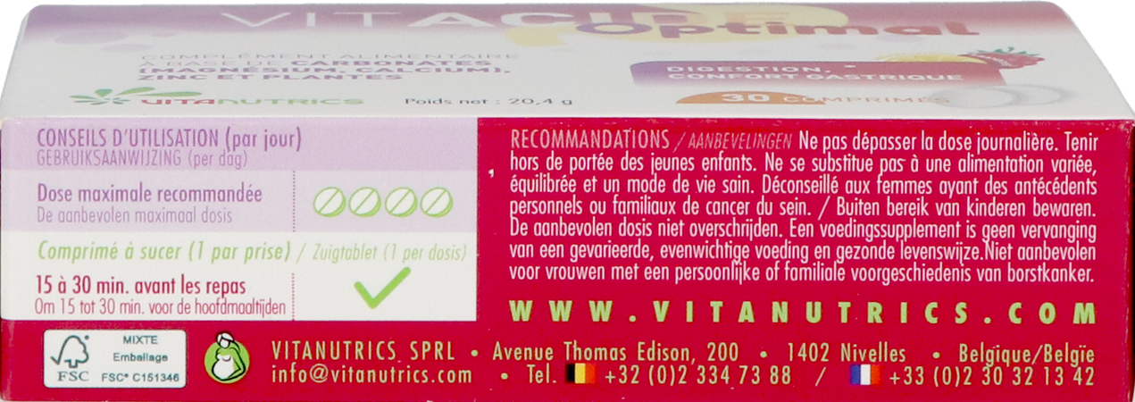 Vitacide Optimal Tabl 30 9