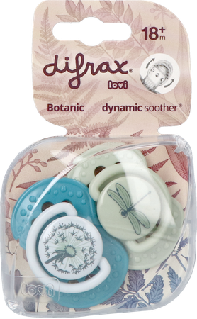 Difrax Fopspeen Dynamic Botanic 18m+ 2 2