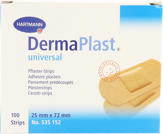 Dermaplast Universal 25x72mm 1x100 P/s 1