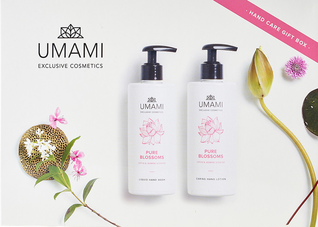 Umami Pure Blossoms Lotus&jasmijn Set Hand 600ml 1