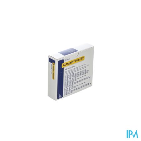 Actrapid Penfill 100 Iu/ml 5 X 3,0ml