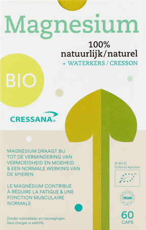 Cressana Bio Magnesium + Waterkers Caps 60 1