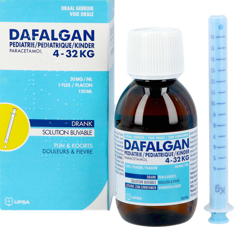 Dafalgan Pediatrie 30mg/ml Siroop 150ml 1