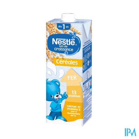 Nestle Lait Croissance Cereales Tetra 1l