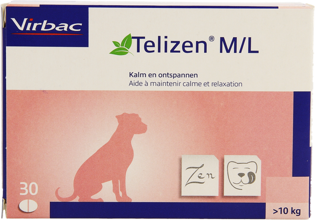 Telizen M&l Hond-kat Comp 30x100mg 2