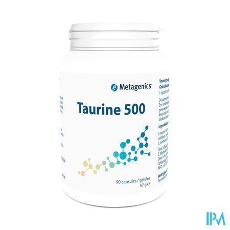 Taurine Caps 90x 500mg Metagenics