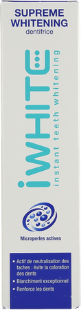 Iwhite Supreme Whitening Tandpasta Tube 75ml 3