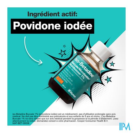 Iso Betadine 1% Nf Mondwater 200ml Ready To Use 11