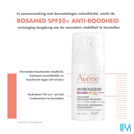 Avene Rosamed Concentraat Tegen Roodh. Spf50+ 30ml 18