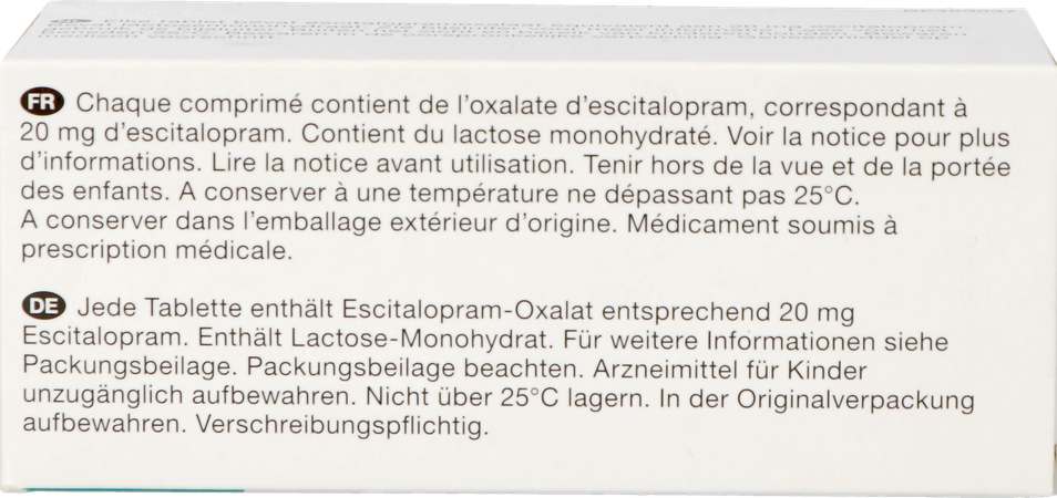 Escitalopram Viatris 20mg Comp Pell 100 3