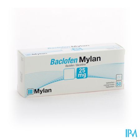 Baclofen Viatris 25mg Tabl 50