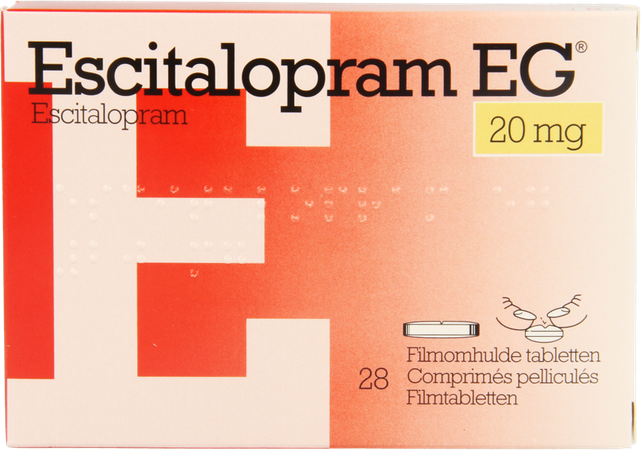 Escitalopram EG 20 Mg Comp Pell 28 X 20 Mg 4