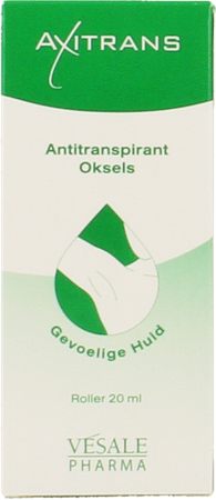 Axitrans Roller Gevoelige Huid A/transpirant 20ml 15