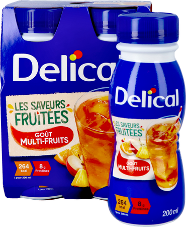 Delical Fruitdrink Multi-vruchten 4x200ml 5
