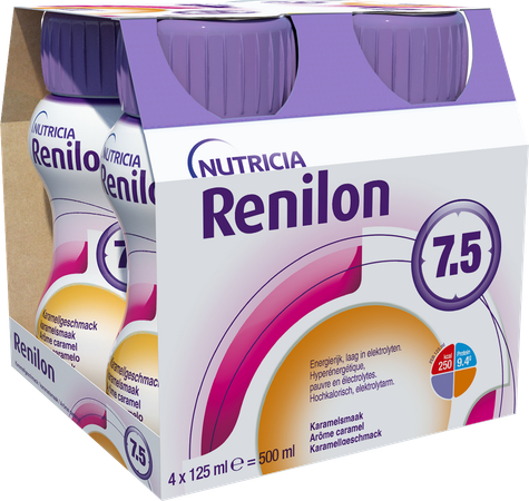 Renilon 7.5 Karamel Fles 4x125ml 177026 Nf 6