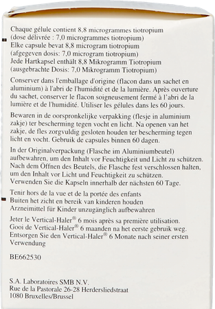Tiotraxa 7mcg/dosis Pdr Inhalatie Caps 30 7