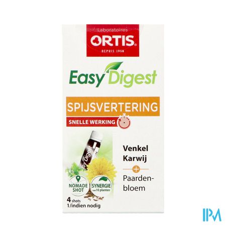 Ortis Easy Digest Shots 4x15ml 2