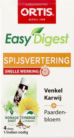 Ortis Easy Digest Shots 4x15ml 2