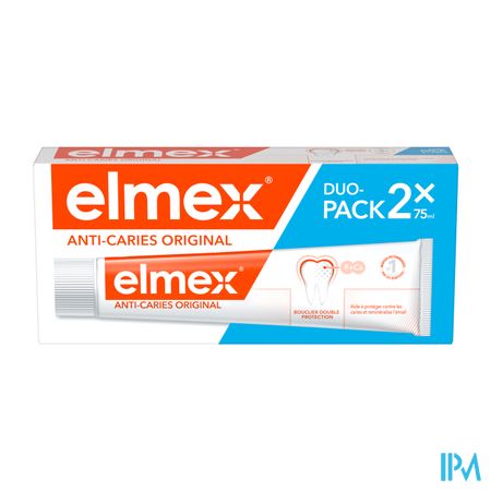 Elmex A/caries Original Dentifrice 2x75ml