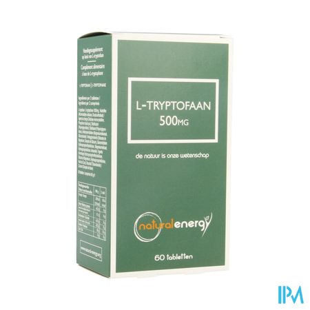 Natural Energy l-tryptofaan 500mg Tabl 60