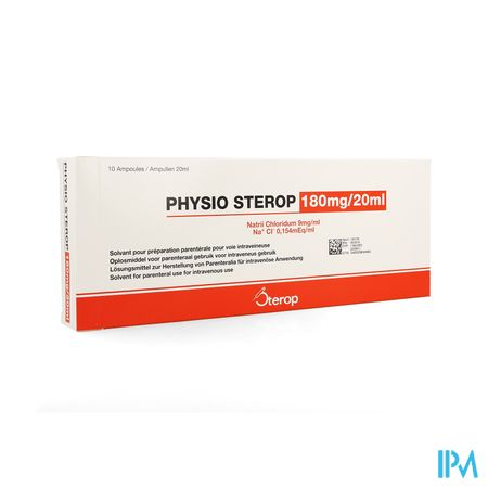 Sterop Physio Iv 20ml 0,9 % 10 Amp