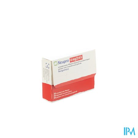 Neupro 4mg/24u transderm. pleister (28) 2