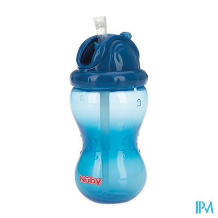 Nuby Flip-it Gobelet A/goutte 360ml 12m+ Bleu