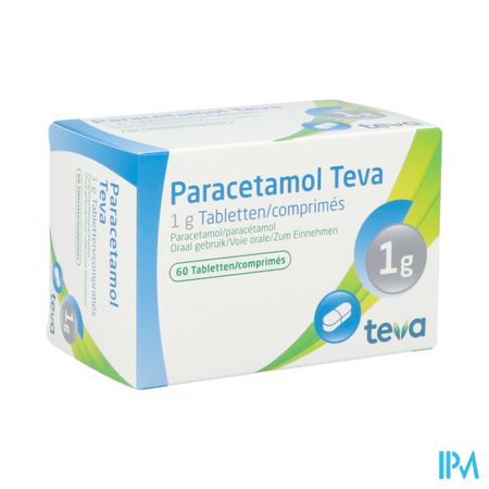 Paracetamol Teva 1g Tabl 60 X 1g Blister