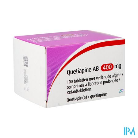 Quetiapine Ab 400mg Verleng.afgifte Tabl 100